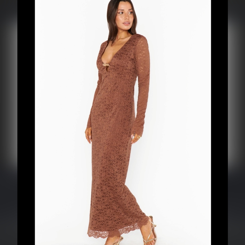 Show Me Your Mumu Leah Dress in Brown
